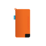 Pebble Pokket bateria externa 1000mAh tamanho micro porta-chaves - Laranja