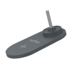 Ventoinha de secretária Veho UF-2 3 em 1 USB, carregador de smartphone e luz LED