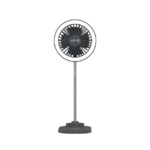 Ventoinha de secretária Veho UF-2 3 em 1 USB, carregador de smartphone e luz LED