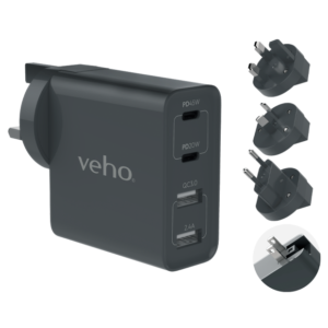 TA-45 Adaptador de carregador USB universal para várias regiões